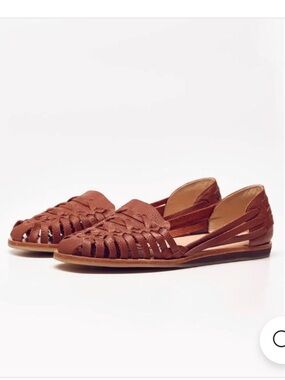 Nisolo Huarache Sandal Flat Burnt Sienna